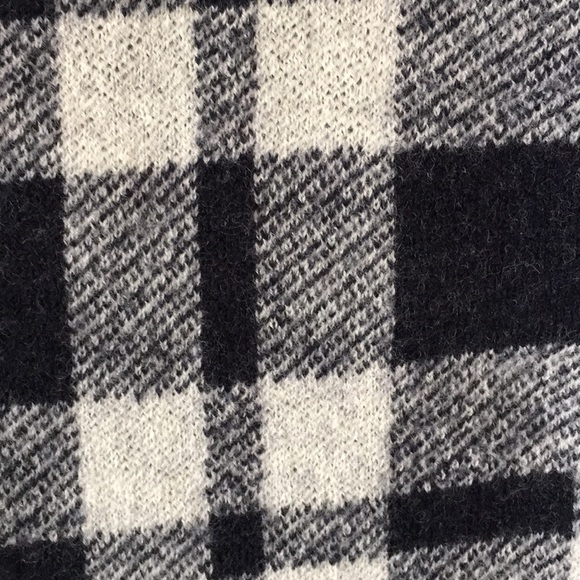 💯 MADEWELL MERINO WOOL CHECKERED SWEATER XXS - Picture 3 of 7